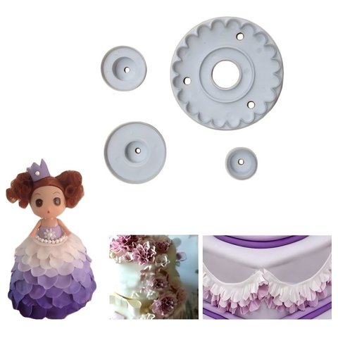 Genérico - Moldes Reposteria Moldes Para Fondant Molde Fondant Falda