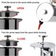 thumbnail image 4 of Cafetera Secura French Press, prensa de café aislante de acero inoxidable de grado 304 con 2 pantallas adicionales, 12 oz (0,35 litros), plateada (SFP-12DS), 4 of 7