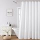 thumbnail image 2 of 1 Pack Water-Repellent Fabric Shower Curtain Liner, 72 x 72 in, White, 2 of 3