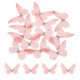 thumbnail image 1 of 20 Paquete de Apliques de Mariposa de Malla Transparente, Parche de Mariposas de 50mm, Rosa, 1 of 7