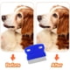 thumbnail image 5 of Kit de peine de aseo para mascotas para perros pequeños y cachorros para eliminar manchas de lágrimas, 2 en 1 con dientes redondos para eliminar nudos, costras y mucosidad, 5 of 7