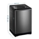 thumbnail image 3 of Lavadora Automática 22 Kg Diamond Gray Mabe LMA2220WDGCL0, 3 of 10
