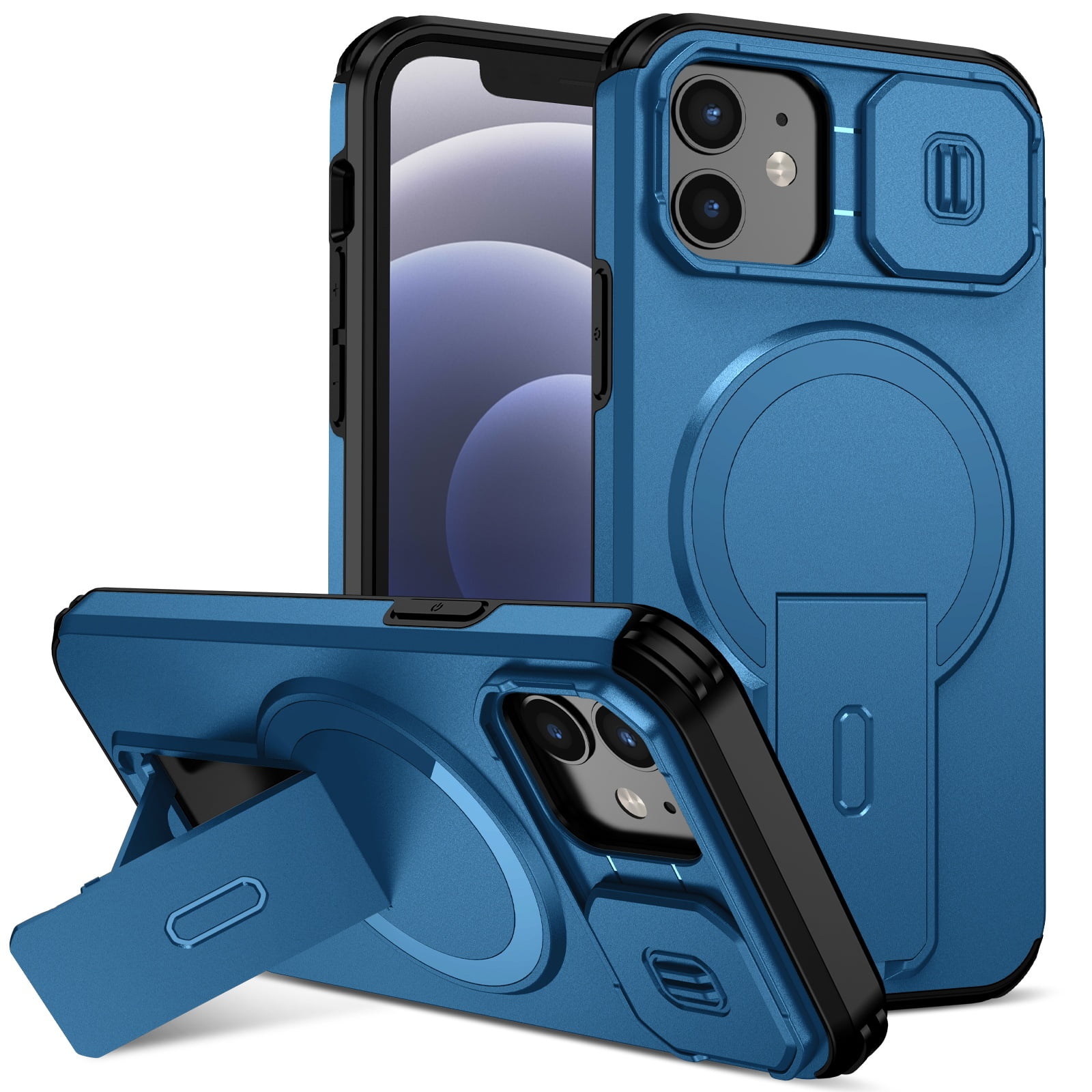Funda Foxdock Para Iphone 12/12 Pro – Magnética Antigolpes Con Soporte Y Protección Doble