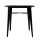 thumbnail image 2 of Mesa Tolix 80X80 Madera Oscura/Negro, 2 of 3