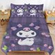 thumbnail image 3 of Kuromi Cute Cartoon Character Duvet Cover Set Bedding Set 1 Duvet Cover And 2 Pillowcases 3D Cartoon Printed Comfortable And Ultra Soft Bed Set Room Decor for Bedroom, 3 of 5