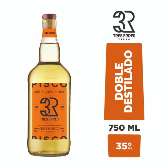Pisco Especial Doble Destilado 35° Botella