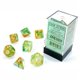 thumbnail image 1 of Juego Game Dice Chessex Nebula Polyhedral Set Spring with White Luminary, 1 of 2