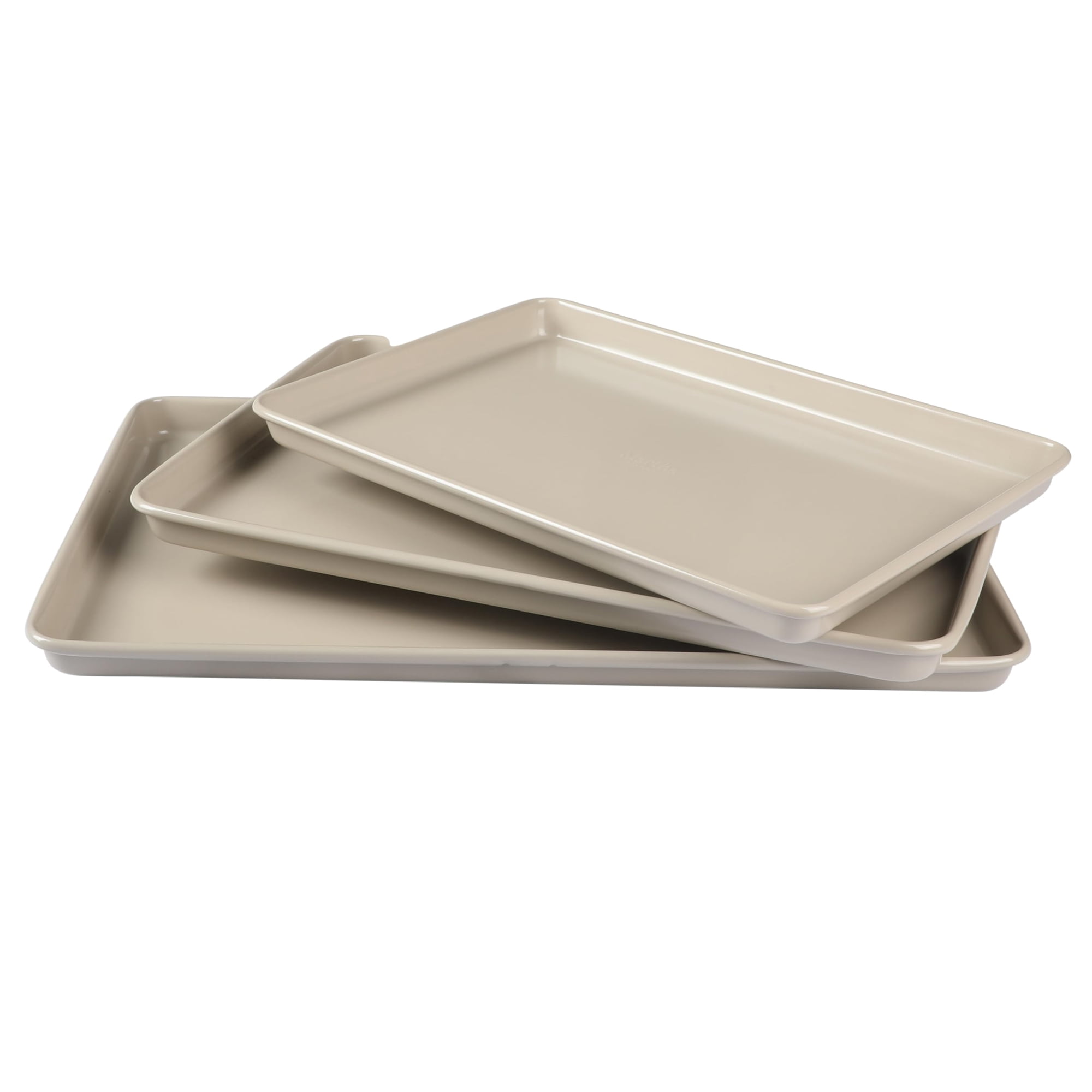 Juego De Bandejas Para Hornear Martha Stewart De 13", 15" Y 17" Con Antiadherente
