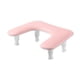thumbnail image 5 of PU In Nail Hand Art Arte Nail Table Mesa de uñas Non -Sliding Tool o Living Room Tool en cuero en cuero para cuero para mujeres principiantes en uñas Rosa, 5 of 5