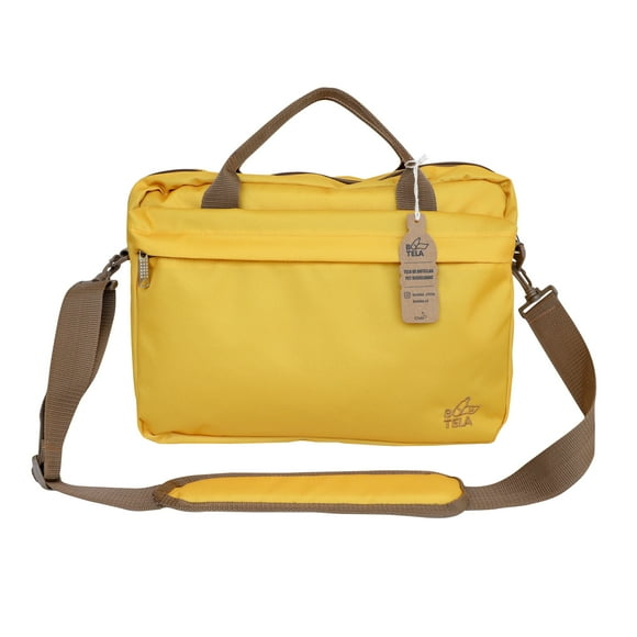 Bolso Notebook 14" sustentable amarillo