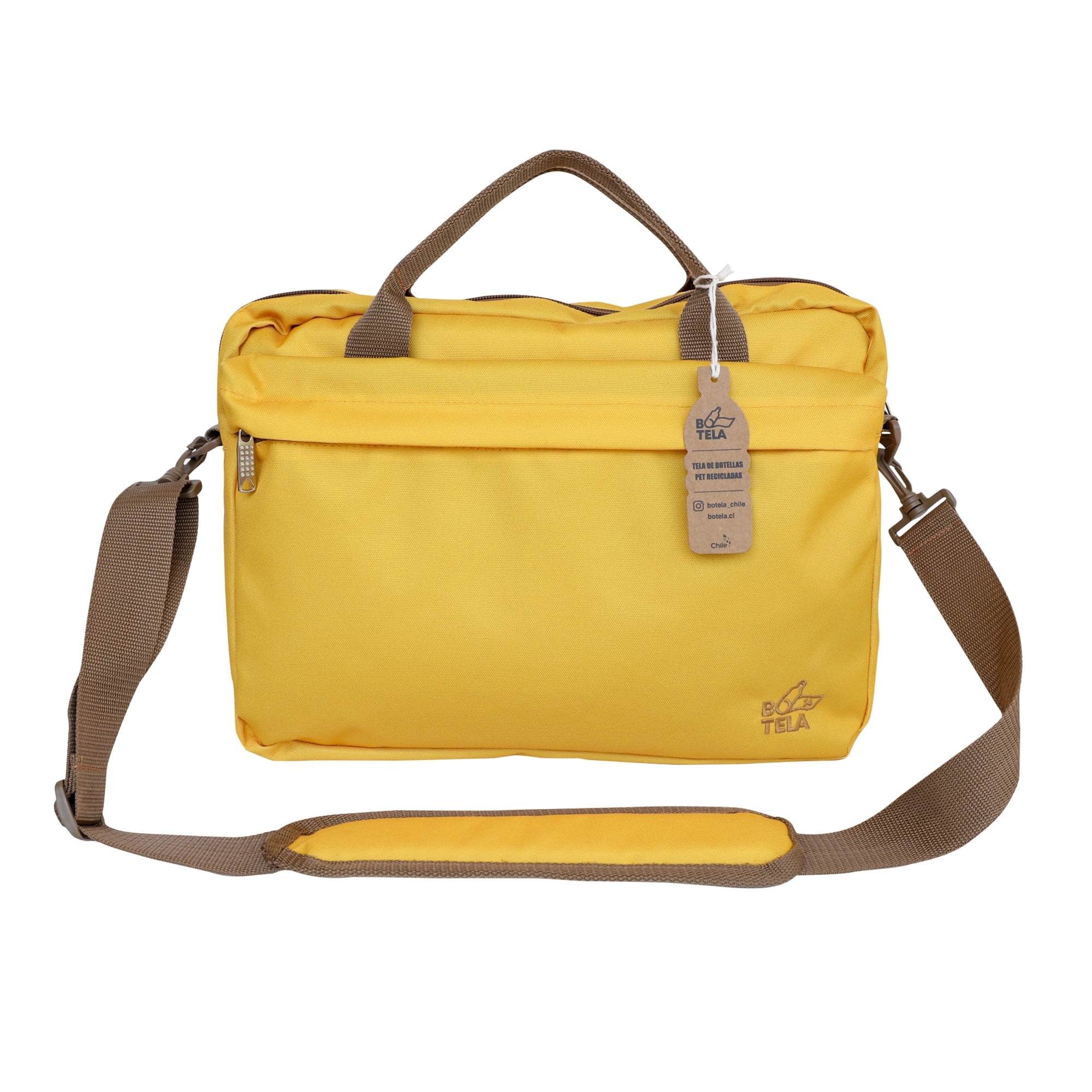 Botela - Bolso Notebook 14" Sustentable Amarillo