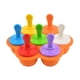 thumbnail image 1 of Molde Bandeja de Silicona Helados Paletas Cubo para Niños Naranjo, 1 of 5