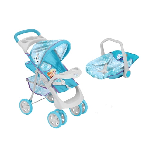 Coche De Muñeca Y Silla Nido Frozen Disney