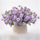 thumbnail image 3 of Xiao Hua 4 Paquetes de Lilas Simuladas, Claveles, Bolas Bordadas, Ramos de Flores, Decoraciones de Flores de Plástico, Decoraciones de Boda, Centro de Mesa de Comedor, Morado, 3 of 4
