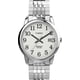 thumbnail image 1 of Correa de expansión Watch Timex Easy Reader en tono plateado/blanco, 1 of 5