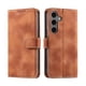 thumbnail image 1 of Funda Cartera para Samsung Galaxy S24 Tapa con Ranuras, Soporte y Correa Marrón, 1 of 5