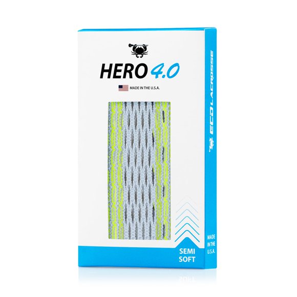 Malla de Lacrosse ECD Lacrosse Hero 4.0 Amarillo Neón