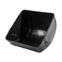 Ioensy - Comedero Para Cerdos, Bandeja Para Forraje, Cubo Resistente Para Mascotas, Cuenco Para Ganado, Cuenco Negro Para Alimentación De Ganado