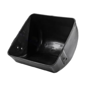 Ioensy - Comedero Para Cerdos, Bandeja Para Forraje, Cubo Resistente Para Mascotas, Cuenco Para Ganado, Cuenco Negro Para Alimentación De Ganado