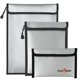 thumbnail image 1 of Bolsa Impermeable E Ignífuga Para Documentos Con Dinero Paquete De 3, 1 of 6