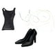 thumbnail image 3 of Vestido De Cuero PU 1/6 Y Zapatos De Tacón Alto Para Figuras De 12 Pulgadas, 3 of 3