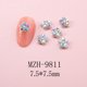 thumbnail image 1 of Xiao Hua Accesorios para Uñas Flor de Diamante de Agua -50 Piezas, 0.3 X 0.3 inch Flor de Perla 3D Accesorios para Uñas, Manualidad DIY para Accesorios de Uñas de Fondo Plano, Estilo 12, 1 of 5