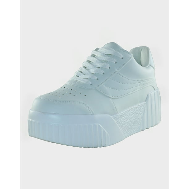 Zapatilla Plataforma simple Blanco Danicolle