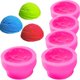 thumbnail image 1 of Moldes de silicona TuNan, 5 piezas, forma de bola de helado, rosa, 1 of 7