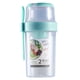 thumbnail image 5 of Recipiente para ensalada para almuerzo, tazas para desayuno, taza de ensalada portátil para frutas y verduras con tenedor, taza de postre para trabajo verde, 5 of 5
