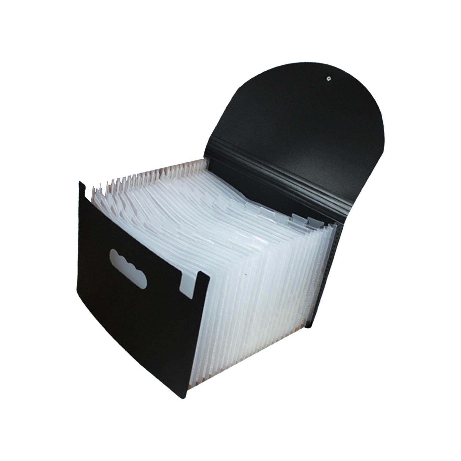 Ioensy - Expansión De Bolsillos Para Archivos Organizador Expansible Carpeta De Archivos Organizador De Archivos Escolares Blanco 24 Bolsillos