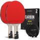 thumbnail image 1 of Palas De Ping Pong De Fibra De Carbono De Nivel Profesional, 1 of 9