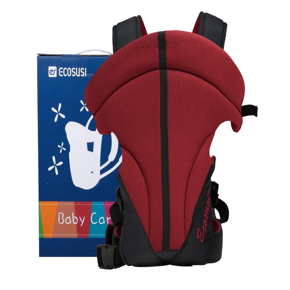 Mommore - Mochila Portabebé 3 Posiciones Rojo