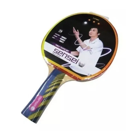 Genérico - Paleta De Ping Pong Sensei 3 Estrellas