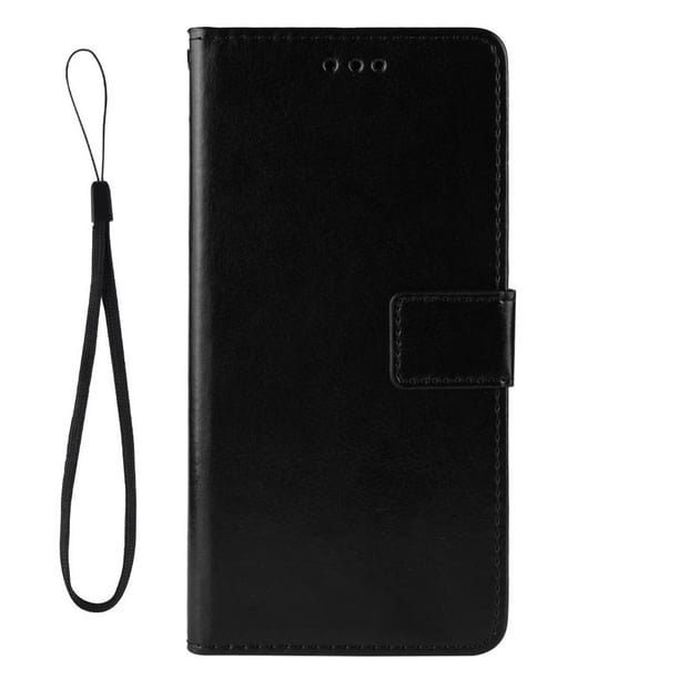 Funda tipo libro para Ulefone Note 6/6P, cartera todo‑en‑uno, funda multifuncional con tarjetero y correa de muñeca desmontable
