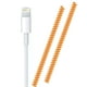 thumbnail image 1 of Pack Protector Resorte Espiral Naranjo + Cable Usb Compatible iPhone, 1 of 6
