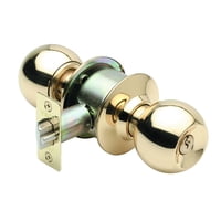 Cerradura Cilíndrica Pomo Yale Acceso Bronce