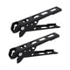 thumbnail image 3 of 2 piezas levantador de ollas, Clip para placa de tazón caliente, pinzas ligeras para soporte de ollas, pinza portátil para cuencos, pinza para sartén Negro, 3 of 5