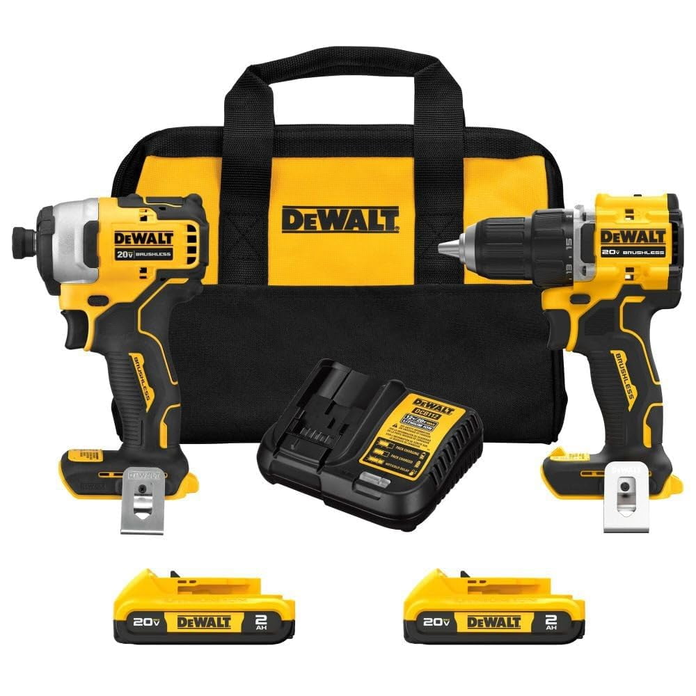 Kit Combinado Taladro Destornillador Dewalt Atomic 20v Máximo Impacto