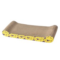 Ioensy - Almohadilla Para Rascar Nido Rascador Salón Cama Esteras Para Dormir Rascador Para Gatos Hueso De Cartón 44.5X21X5.5Cm