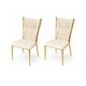 thumbnail image 1 of Pack 2 Sillas Doradas Para Comedor Arthur Beige, 1 of 3