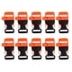 thumbnail image 1 of 10pcs Cordón Pulsera Lado Lanzamiento Hebilla Supervivencia Silbido 5.5x3.5cm Naranja, 1 of 3