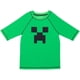 thumbnail image 3 of Conjunto De Natación Para Niños Con Camiseta Térmica Verde Y Negra, 3 of 5