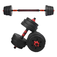 Atletis - Set De Mancuernas Y Barra 30 Kg 2 En 1 Negro