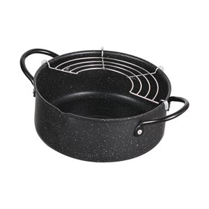 Bothyi - Olla De Hierro Para Freír Japonesa, Freidora, Olla Para Patatas Fritas Secas, Cocina