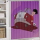 thumbnail image 5 of George encoge-theme 4-Piece Shower Curtain Set with Rugs, Waterproof Bathroom Decor Set Includes Bath Mat, U-Shaped Rug, Toilet Lid Cover and Curtain with Hooks, 5 of 6