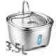 thumbnail image 1 of Fuente de Agua para Gatos KiwiLove 3,5 L Acero Inoxidable Silenciosa, 1 of 7