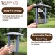 thumbnail image 4 of Comedero para pájaros Nature's Way Fly-In de metal con techo azul de 4 tazas, 4 of 6