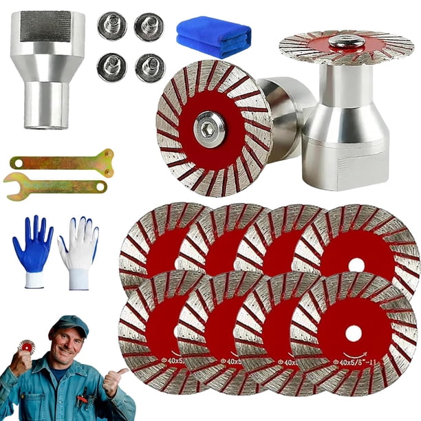 Discos sierra diamante 40mm 3 uds profesional mini corte amoladora granito mármol