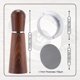 thumbnail image 4 of Kit de accesorios para espresso GdhaHsp 58 mm de acero inoxidable, 4 of 7