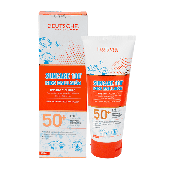 Suncare 100 Kids Emulsión Fps50+ 200 Ml